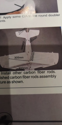 Figuring out where to install the carbon fibre rods